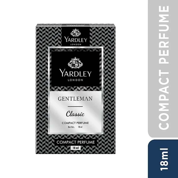 YARDLEY London GENTLEMAN CLASSIC Compact Perfume - For Men - 18ML