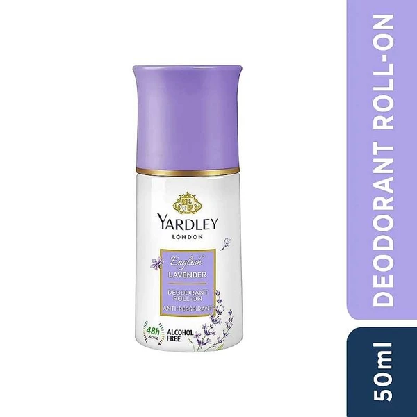 YARDLEY London English Lavender Deodorant Roll-on - For Women - 50ml