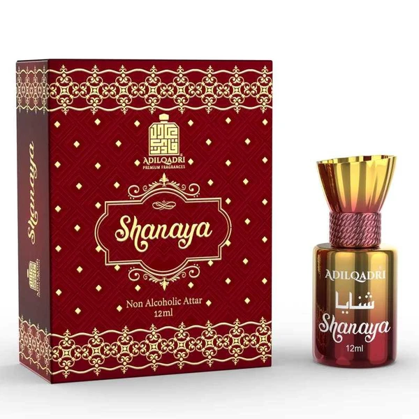 ADILQADRI AdilQadri Shanaya Luxury Unisex 100% Alcohol Free Long Lasting Attar - 12ML