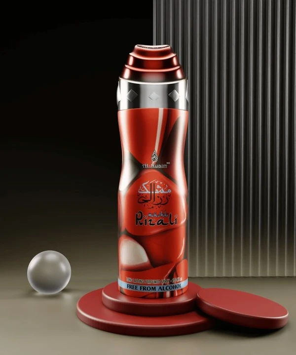 Al Nuaim Musk Rizali Long Lasting Perfume Spray | Alcohol Free - 200ML