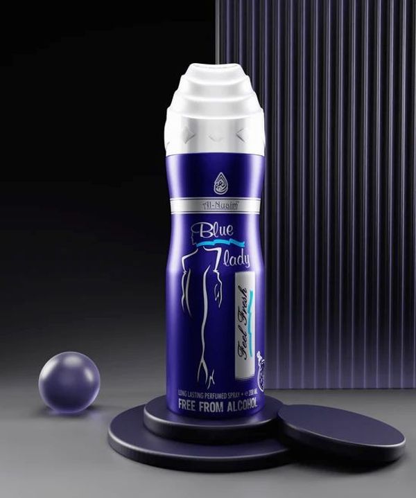 Al Nuaim Blue Lady Long Lasting Perfume Spray | Alcohol Free - 200ML