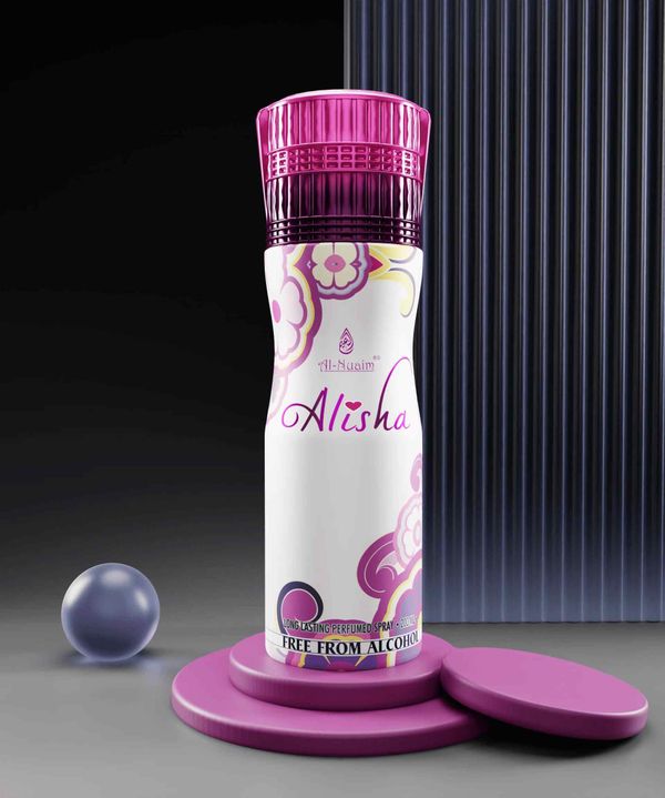 Al Nuaim Alisha Long Lasting Perfume Spray | Alcohol Free - 200ML
