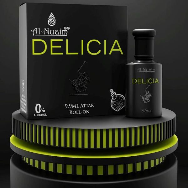 Al Nuaim Delicia Roll-On Attar (Itr) Gift Pack Free From Alcohol - 9.9ML