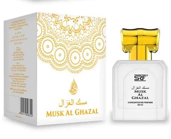 SRF Musk Al Ghazal Perfume Roll-On Attar (Itr) Free from ALCOHOL - 20ML
