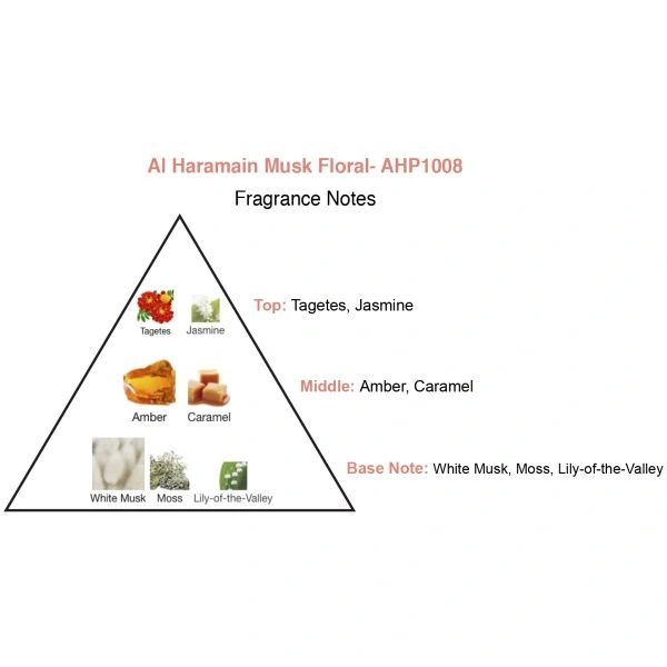 Al Haramain MUSK FLORAL Perfume Roll-On Attar Free from ALCOHOL - 12ML