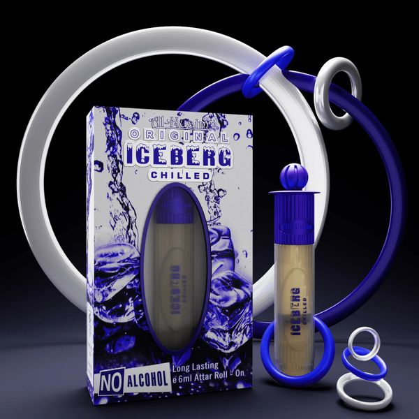 Al Nuaim iceberg chilled perfume roll-on attar free from alcohol - 6ML