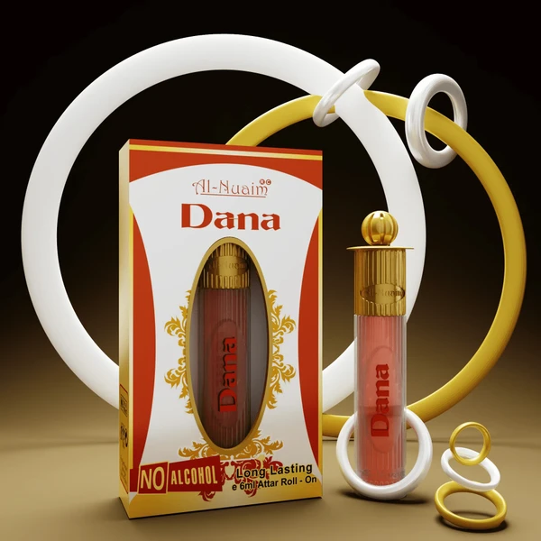 Al Nuaim dana perfume roll-on attar free from alcohol - 6ML
