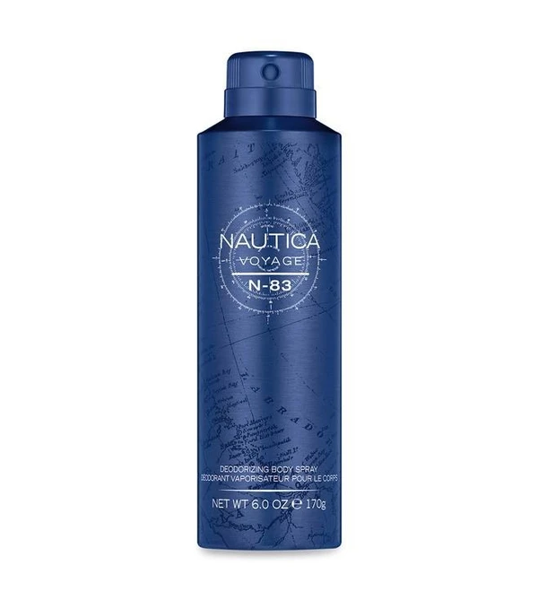 Nautica Voyage N-83 Body Spray - For Men - 170 gm