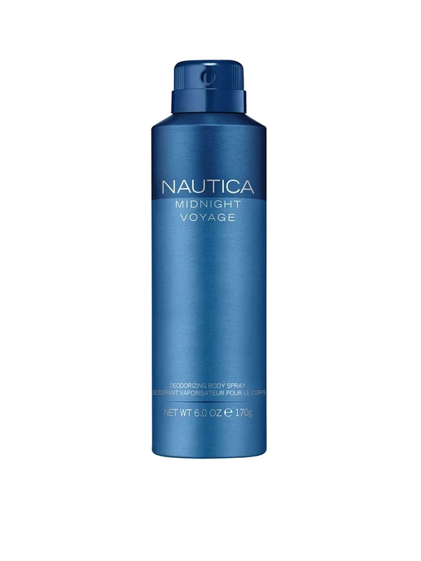 Nautica Midnight Voyage Deodorizing Body Spray - For Men - 170G