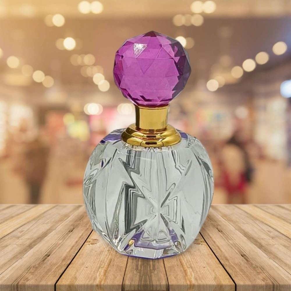 Exclusive Designer Crystal Empty Attar Bottle 12ml with Box D1-Pink