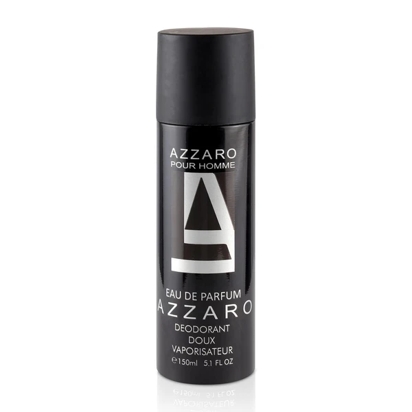 Azzaro Pour Homme Eau De Paruf DEODORANT Doux Vaporisateur Spray - For Men - 150ML