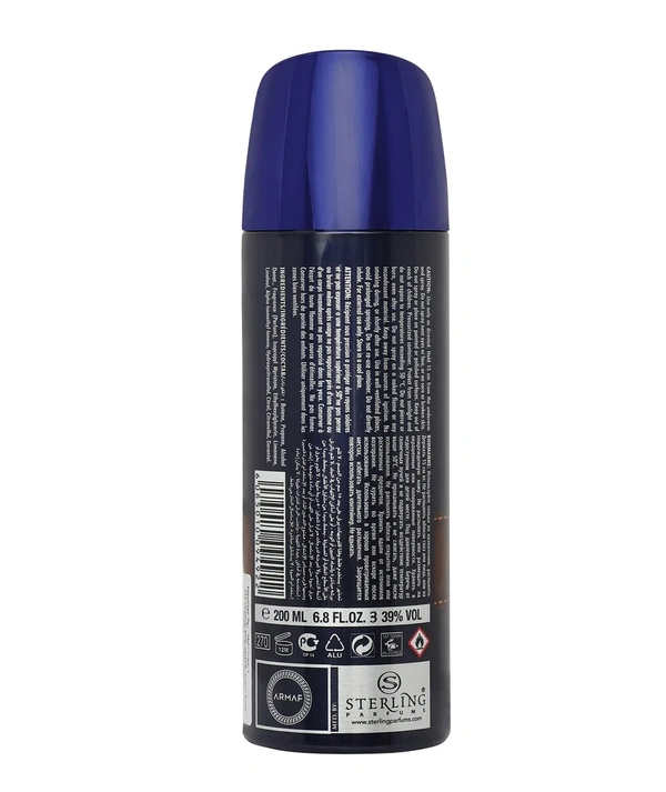Armaf Tres Nuit Perfume Body Spray - For Men - 200ML