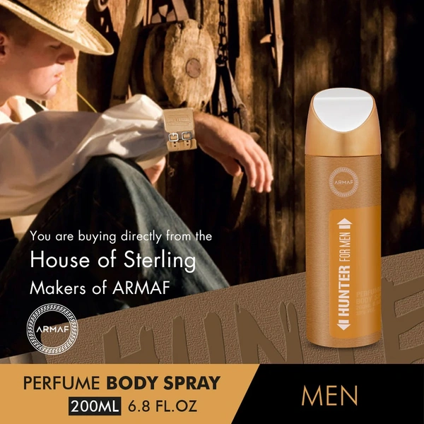 Armaf Hunter Perfume Body Spray - For Men - 200ML