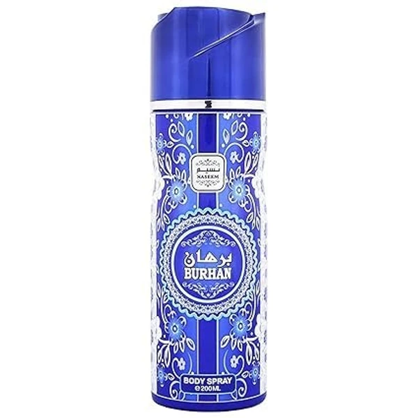 Naseem Burhan Perfumed Body Spray | No Gas | Alcohol free | For Men - 200ML