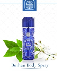 Naseem Burhan Perfumed Body Spray | No Gas | Alcohol free | For Men - 200ML