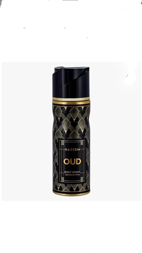 Naseem OUD Perfumed Body Spray | No Gas | Alcohol free | For Men - 200ML