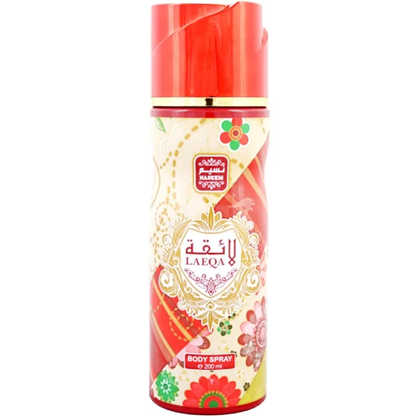 Naseem LAEQA Perfumed Body Spray | No Gas | Alcohol free | For Women - 200ML