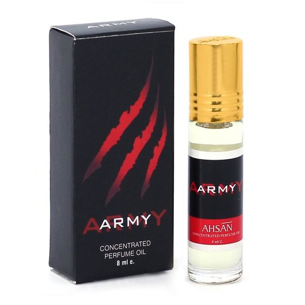 Ahsan ARMY Perfume Attar Roll-On Free from ALCOHOL - 8ML