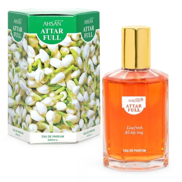 Ahsan ATTAR FULL Jasmine Perfume Eau de Parfum - For Men & Women - 100ML