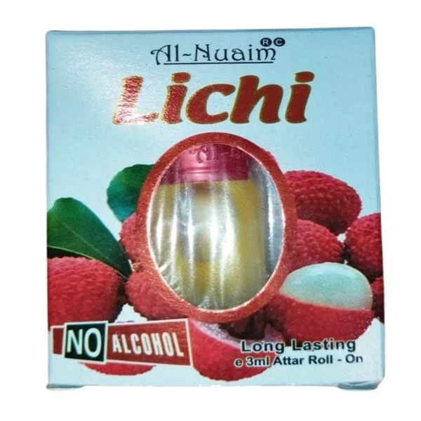 Al Nuaim Lichi Perfume Roll-On Attar Free from ALCOHOL - 3ML