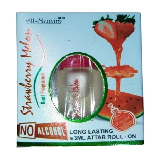 Al Nuaim Strawberry Melon Perfume Roll-On Attar Free from ALCOHOL - Unisex - 3ML