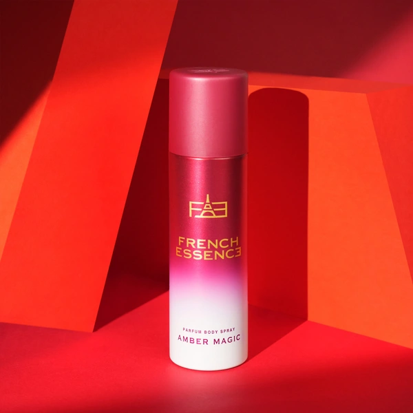 French Essence Amber Magic No Gas Parfum Body Spray - Unisex - 120ML