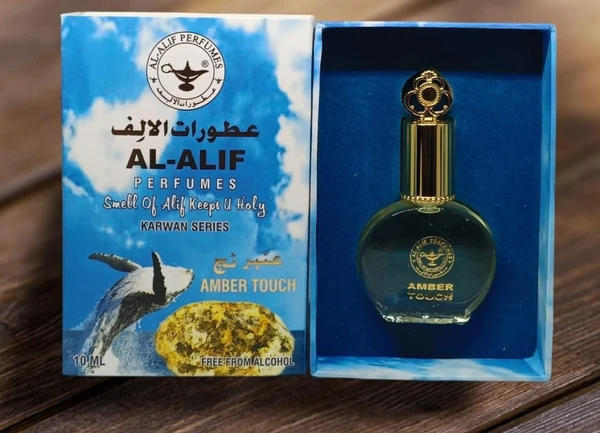 Al Alif AMBER TOUCH Karwan Series Perfume Roll-On Attar - 10ML