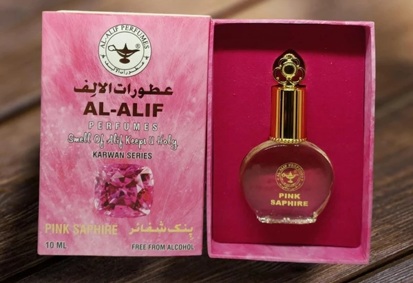 Al Alif PINK SAPHIRE Karwan Series Perfume Roll-On Attar| For Women - 10ML