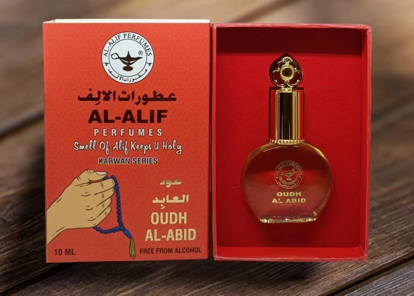 Al Alif OUDH AL ABID Karwan Series Perfume Roll-On Attar - 10ML