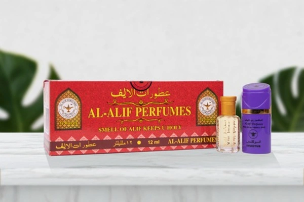 Al Alif Invictus Attar Premium Perfume Oil - For Men - 12ML
