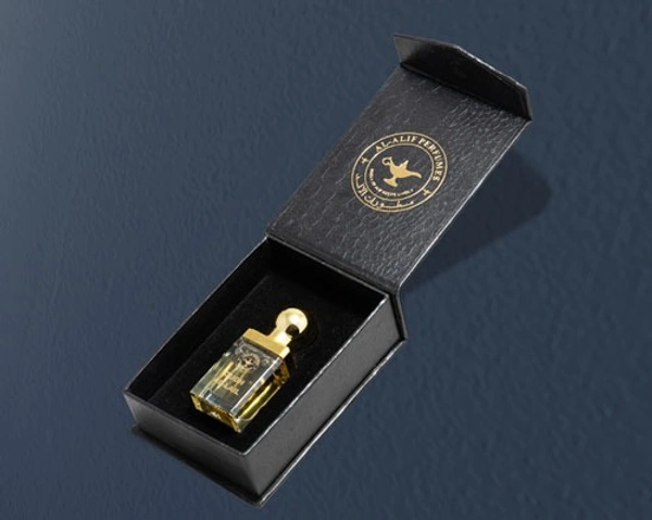 Al Alif Oudh Al Lail Gold Series Premium Attar - For Men - 12ML