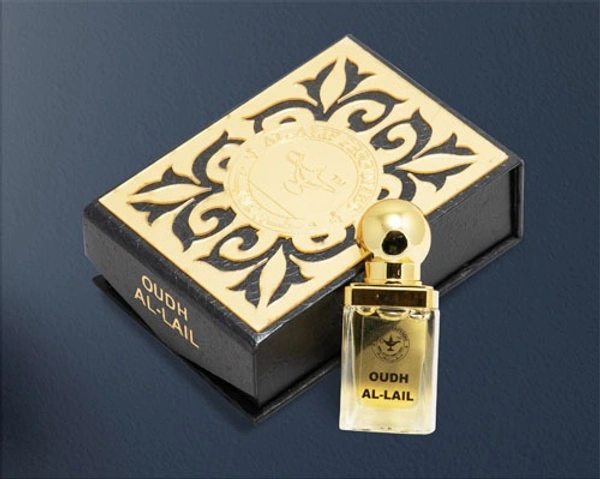Al Alif Oudh Al Lail Gold Series Premium Attar - For Men - 12ML