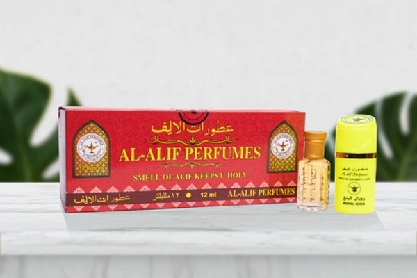 Al Alif Royal King Attar Premium Perfume Oil - For Men - 12ML