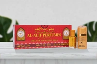 Al Alif Rumba Gold Attar Premium Perfume Oil - Unisex - 12ML