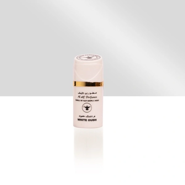 Al Alif White Oudh Attar Premium Perfume Oil - For Men - 12ML