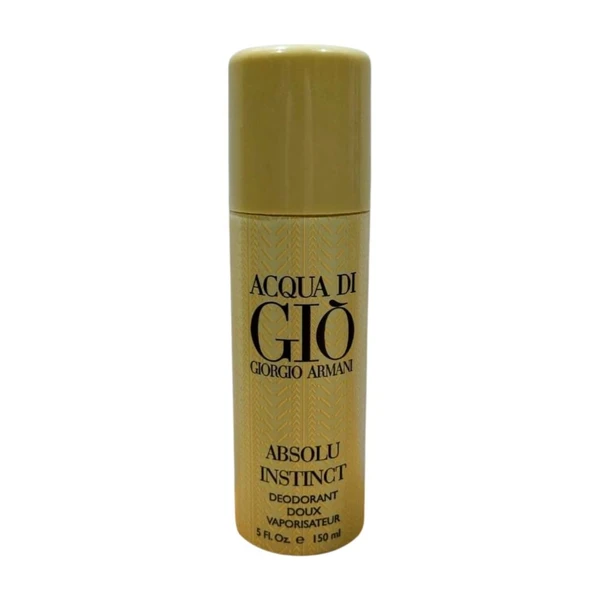 Imported Giorgio Armani ACQUA DI GIO ABSOLU INSTINCT deodorant Spray - For Men - 150ML