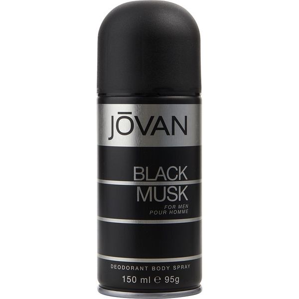 Jovan Black Musk Original Deodorant Perfume Body Spray for Men - 150ML