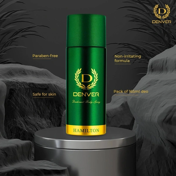 Denver hamilton deodorant body spray - for men - 165ML