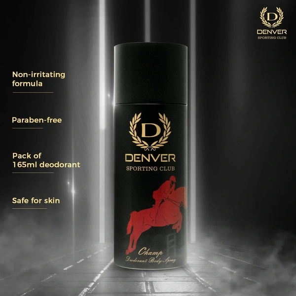 Denver hamilton sporting club champ deodorant body spray - for men - 165ML