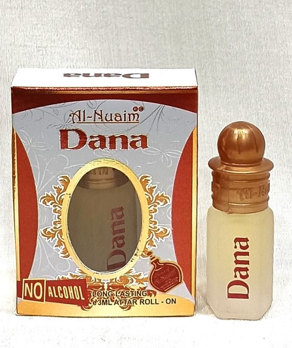 Al Nuaim dana perfume roll-on attar free from alcohol - 3ML