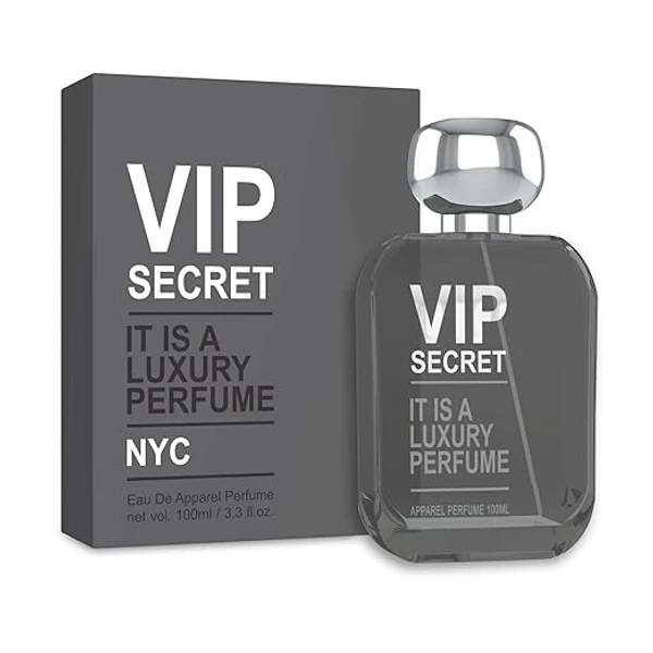 TFZ VIP Secret Luxury NYC Eau De Apparel Perfume - 100ML