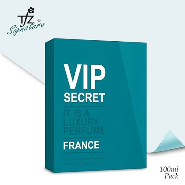 TFZ Signature VIP Secret Luxury Perfume France Eau De Apparel - 100ML