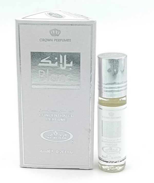 Al Rehab Blanc Crown Perfumes Roll-On Attar Free from ALCOHOL - 6ML
