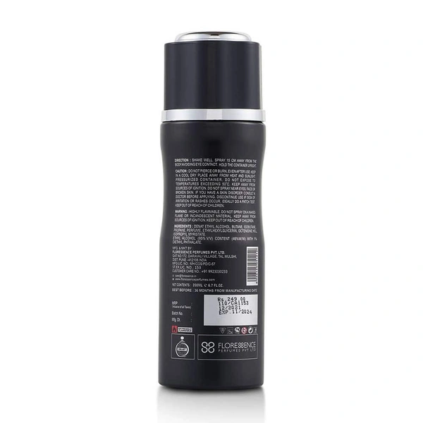 TD Tom & Darin SUAVE Perfumed Deodorant Body Spray - For Men - 200ML