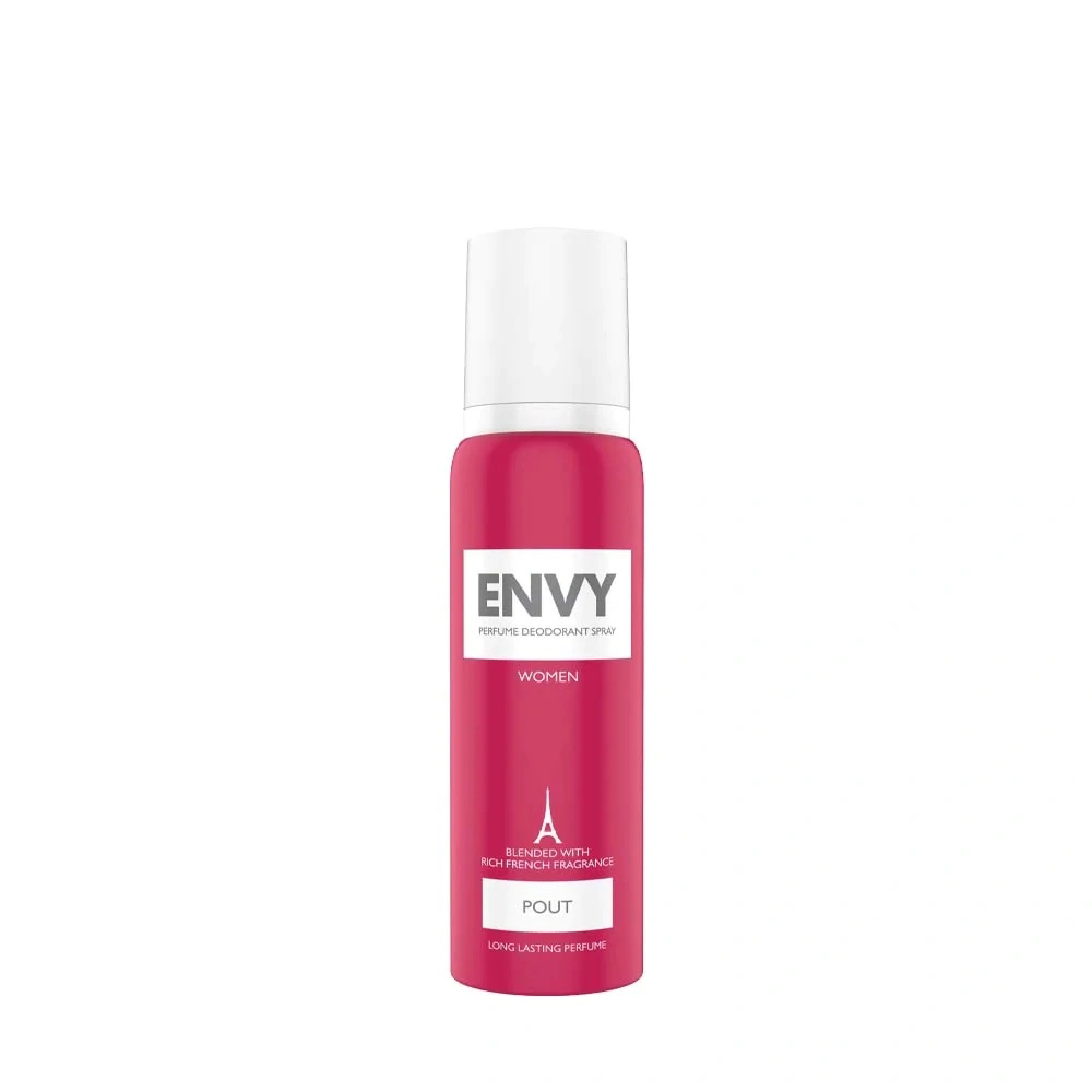 envy pout perfume deodorant spray no gas for women (120 ml, pack of 1)