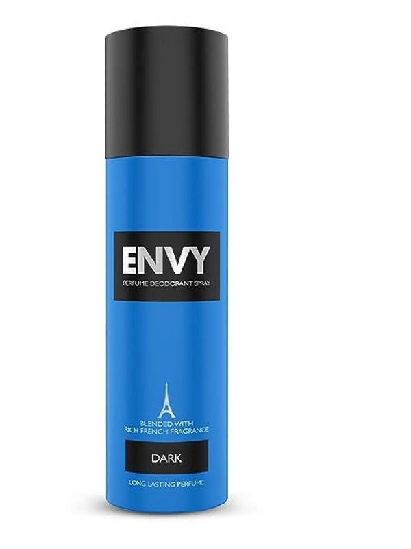 Envy dark perfume deodorant spray no gas for men - 120ML