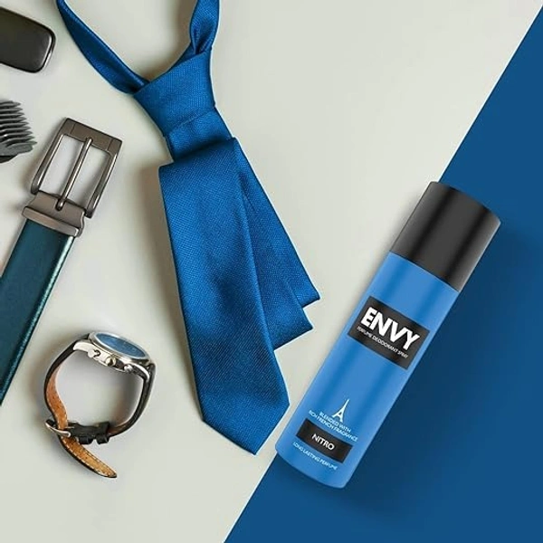 Envy dark perfume deodorant spray no gas for men - 120ML