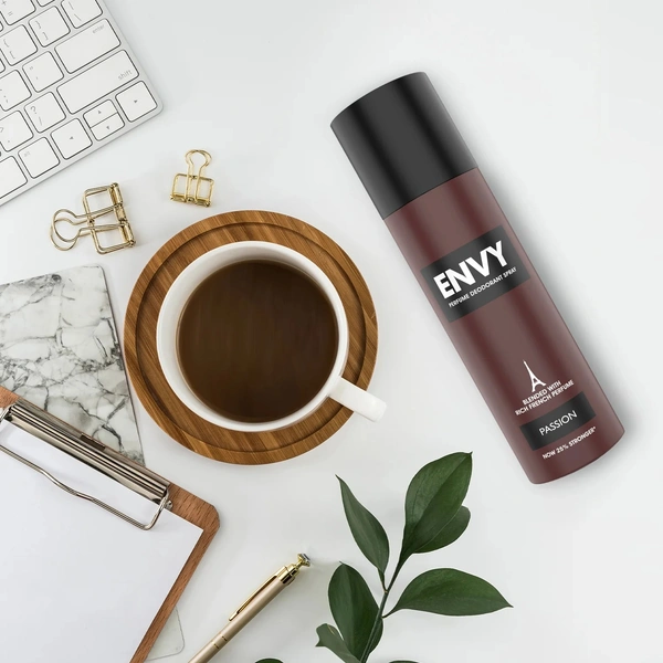 Envy passion perfume deodorant spray no gas for men - 120ML
