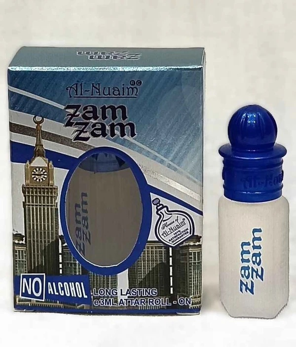 Al Nuaim zam zam perfume roll-on attar free from alcohol - 3ML