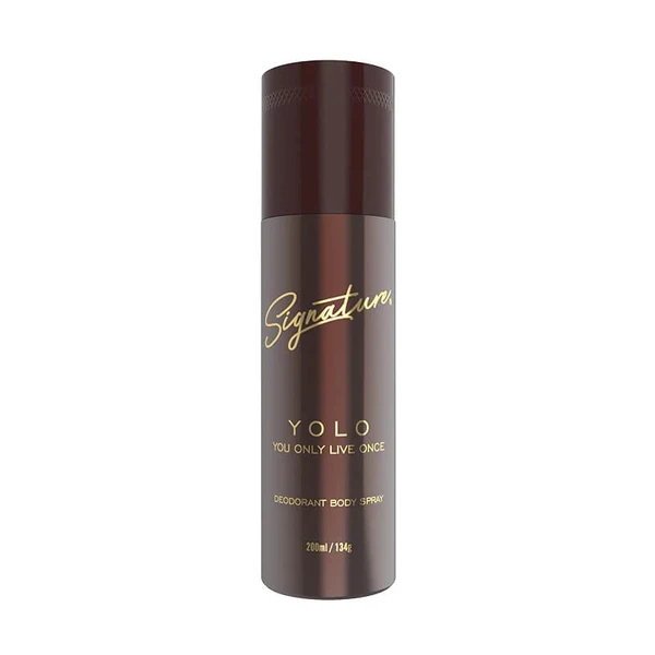 Signature Yolo Deodorant Body Spray - Unisex - 200ML